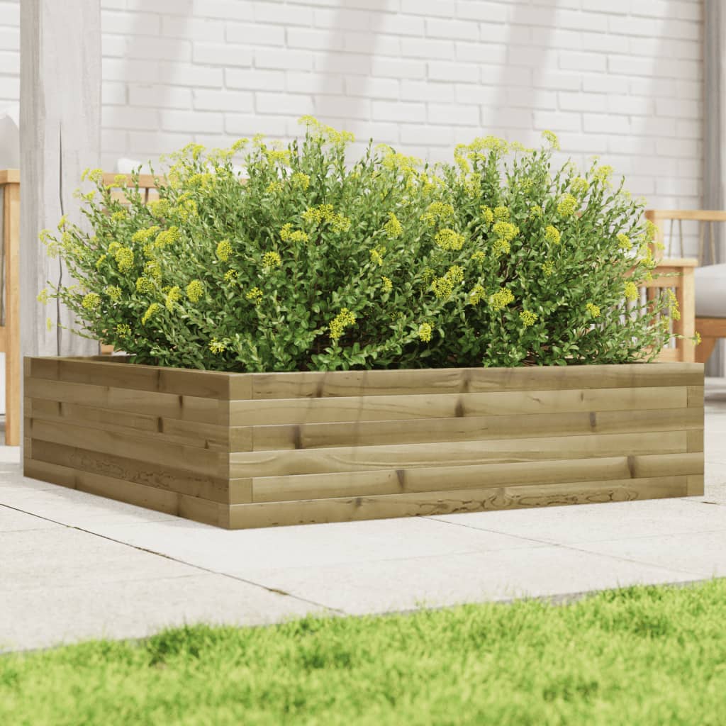 Jardinière Vidaxx 90x90x23 cm bois de pin imprégné
