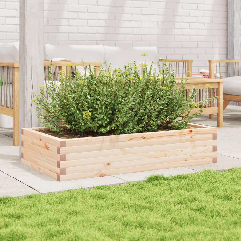 Vidaxx jardinière 110x60x23 cm bois de pin massif