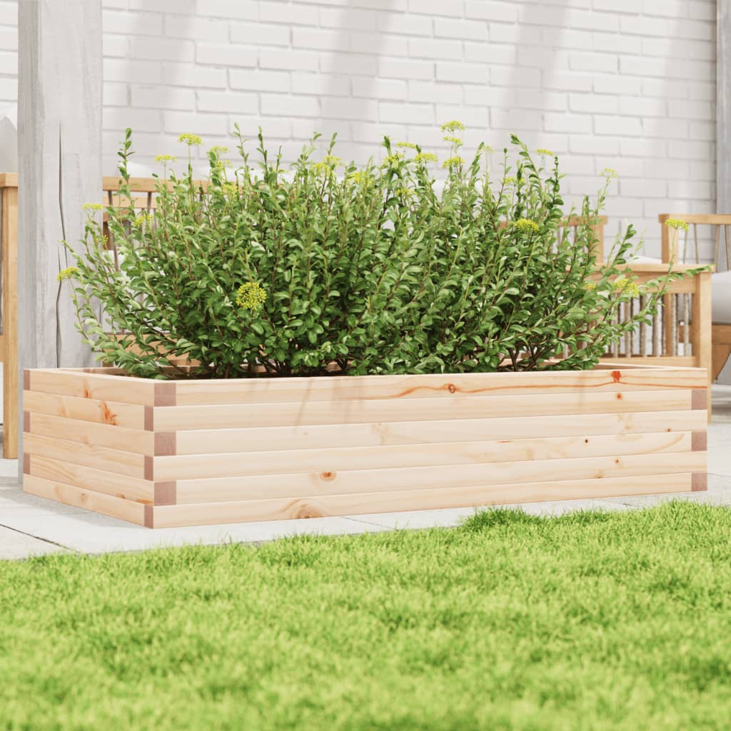 Vidaxx jardinière 110x60x23 cm bois de pin massif