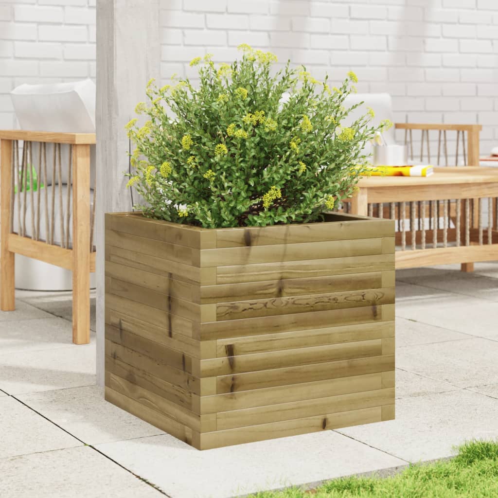 Jardinière Vidaxx 50x50x45,5 cm bois de pin imprégné