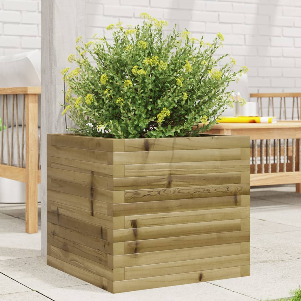 Jardinière Vidaxx 50x50x45,5 cm bois de pin imprégné