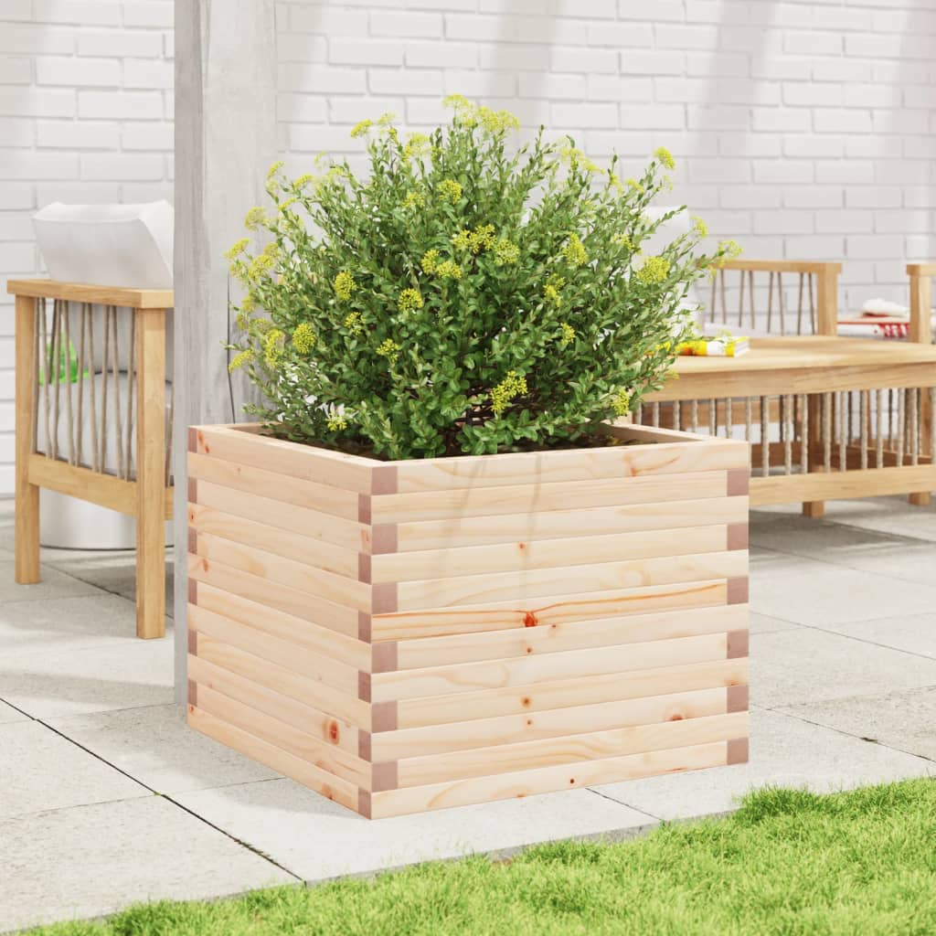 Jardinière Vidaxx 60x60x45,5 cm bois de pin massif