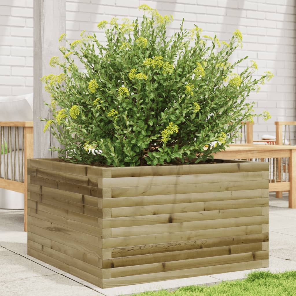Jardinière Vidaxx 80x80x45,5 cm bois de pin imprégné