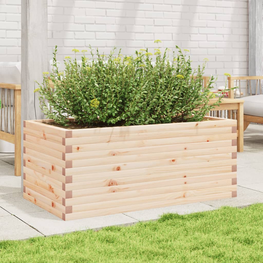 VidaXL Jardinière 110x60x45,5 cm bois de pin massif