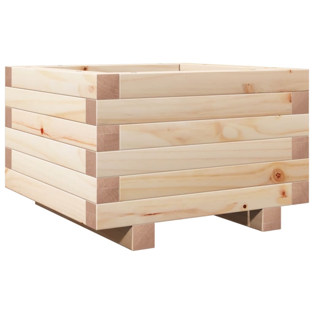 Jardinière Vidaxx 40x40x26,5 cm bois de pin massif