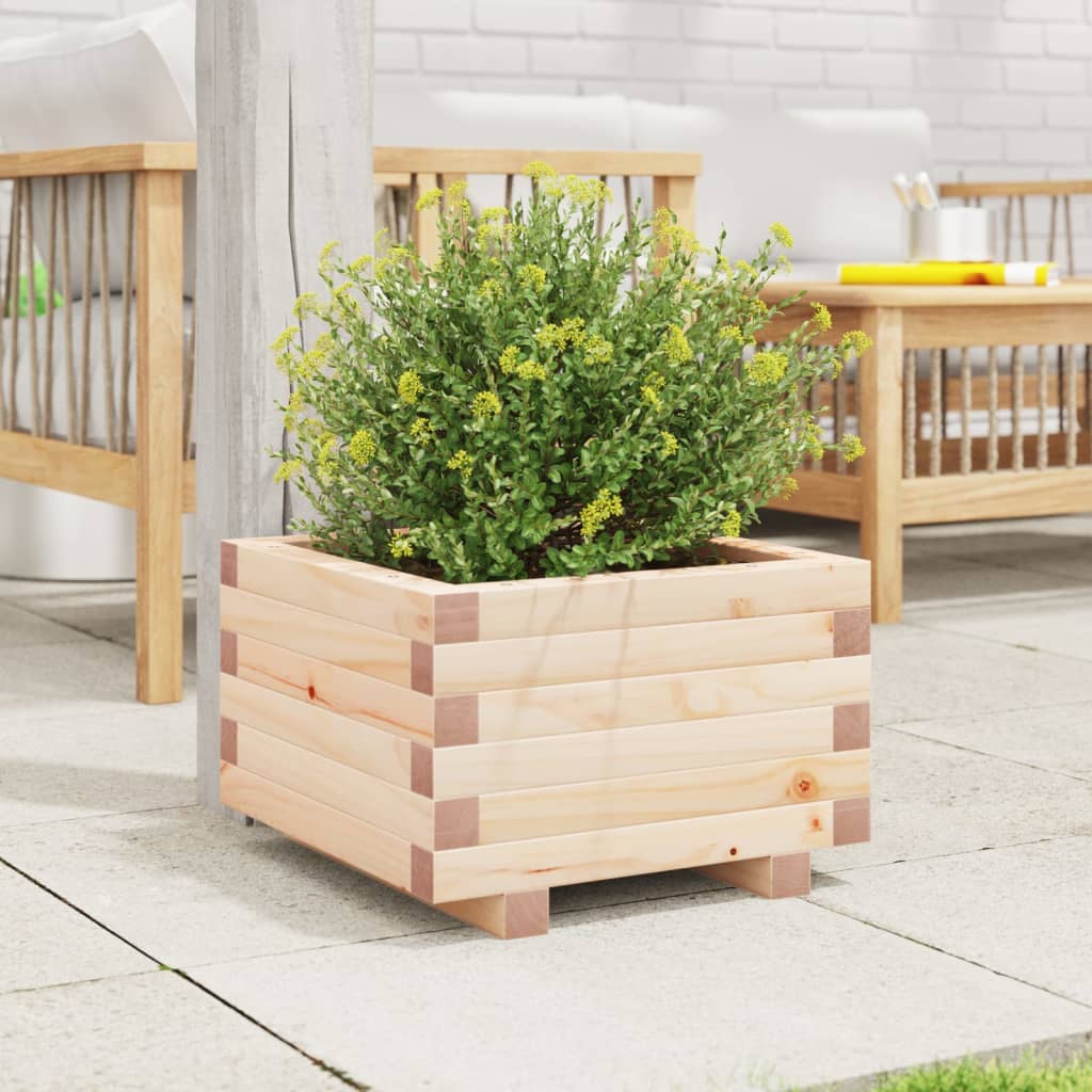 Jardinière Vidaxx 40x40x26,5 cm bois de pin massif