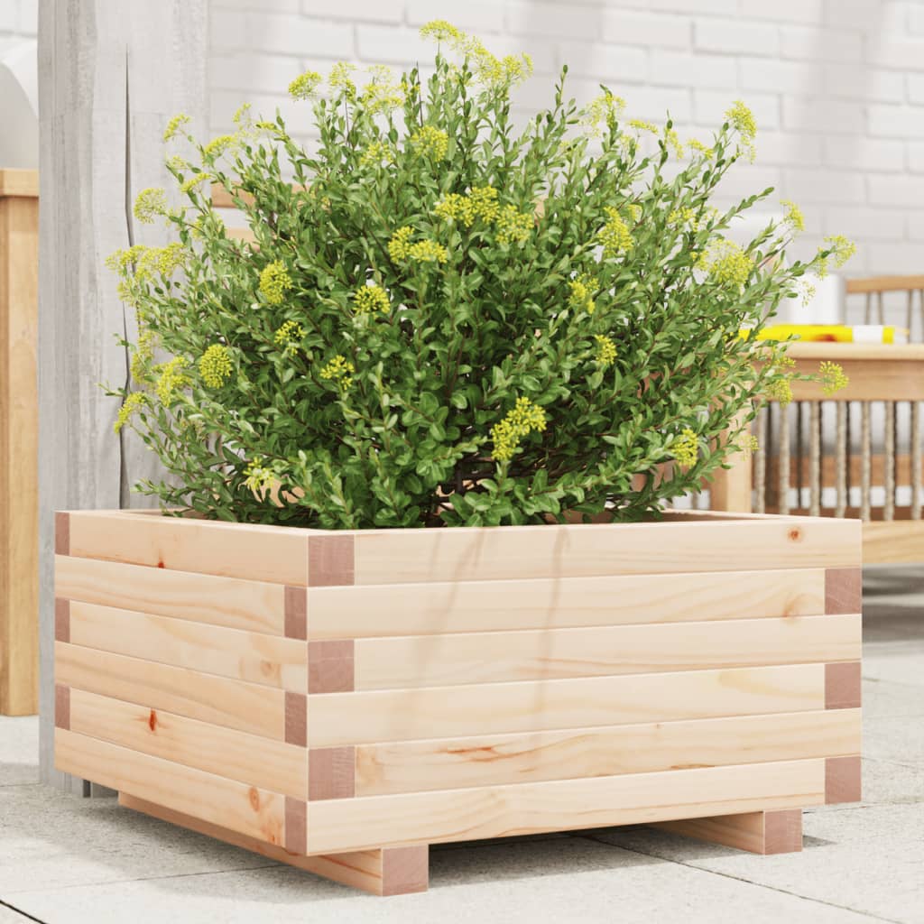 Vidaxx jardinière 50x50x26,5 cm bois de pin massif