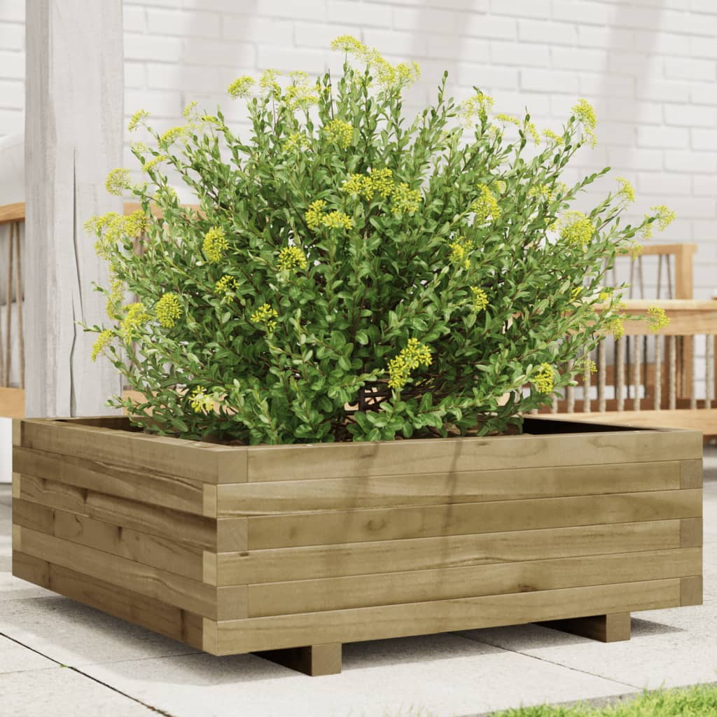 Jardinière Vidaxx 70x70x26,5 cm bois de pin imprégné
