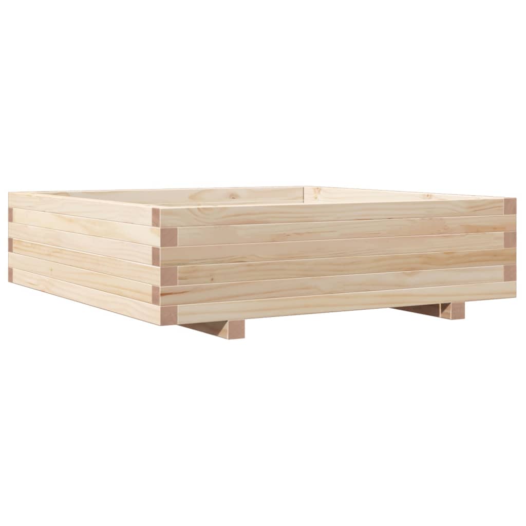 Jardinière Vidaxx 90x90x26,5 cm bois de pin massif