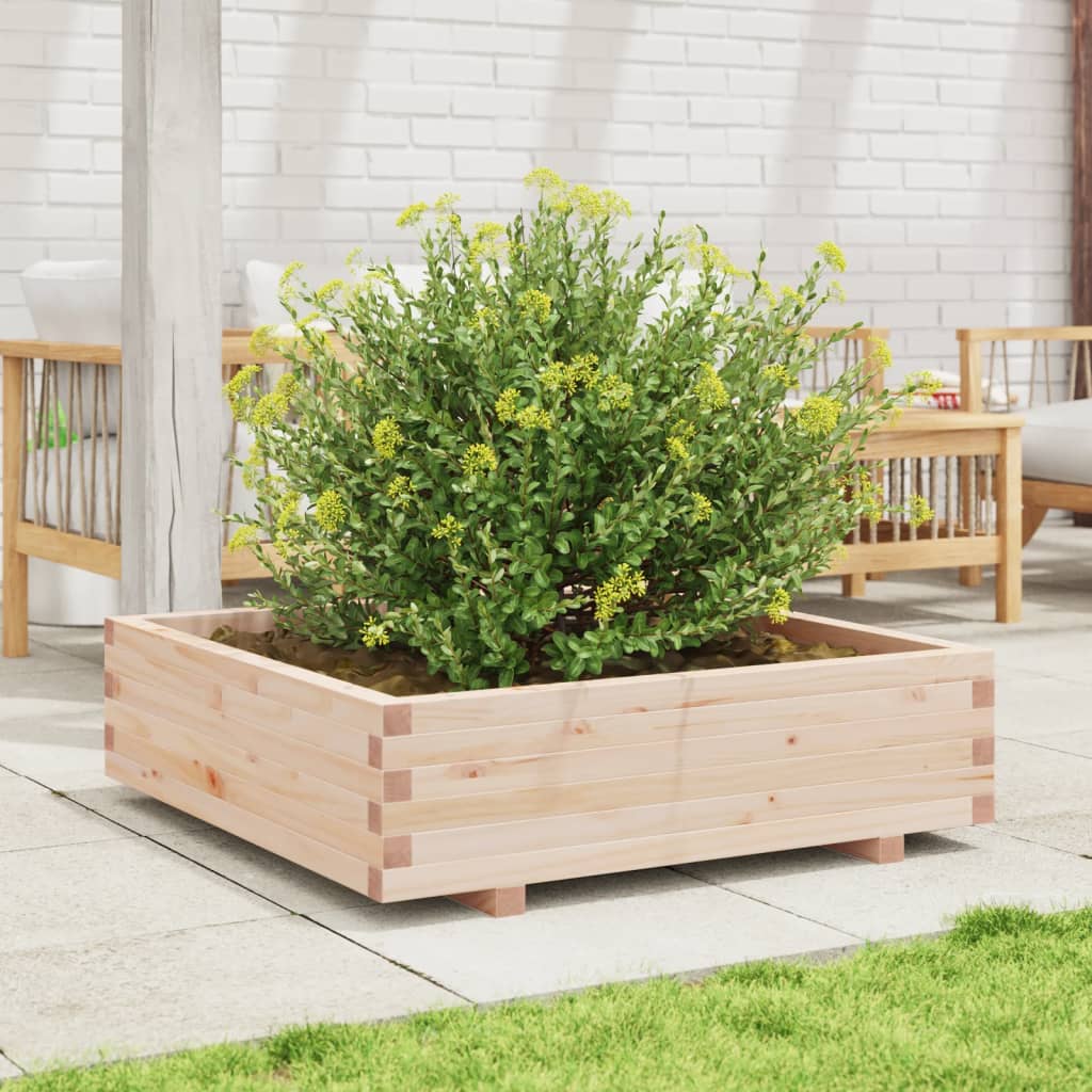 Jardinière Vidaxx 90x90x26,5 cm bois de pin massif
