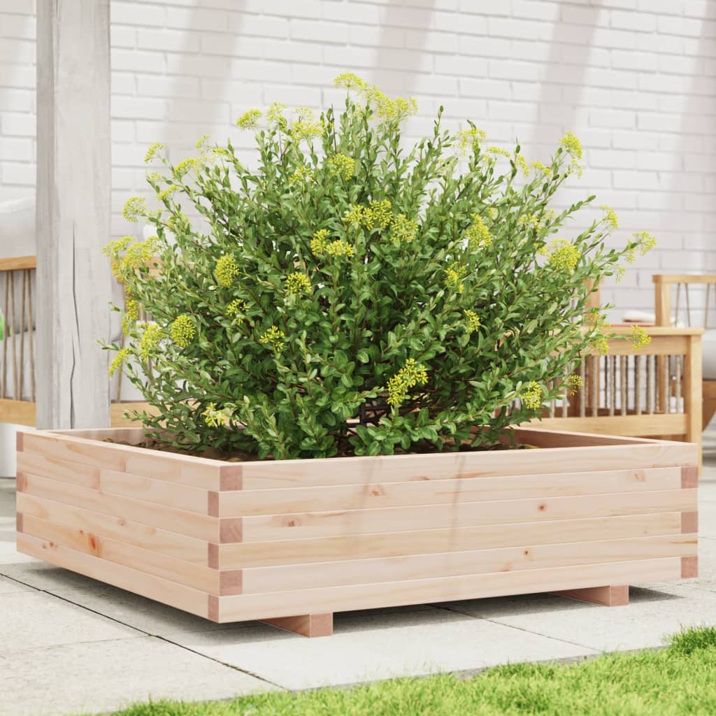 Jardinière Vidaxx 90x90x26,5 cm bois de pin massif