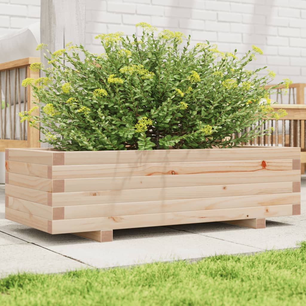 Jardinière Vidaxx 90x40x26,5 cm bois de pin massif
