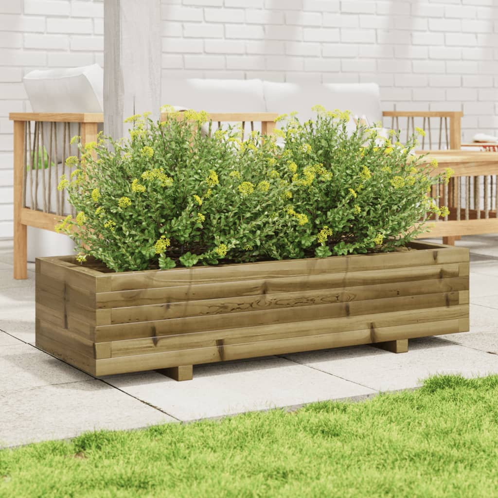 Jardinière Vidaxx 110x40x26,5 cm bois de pin imprégné
