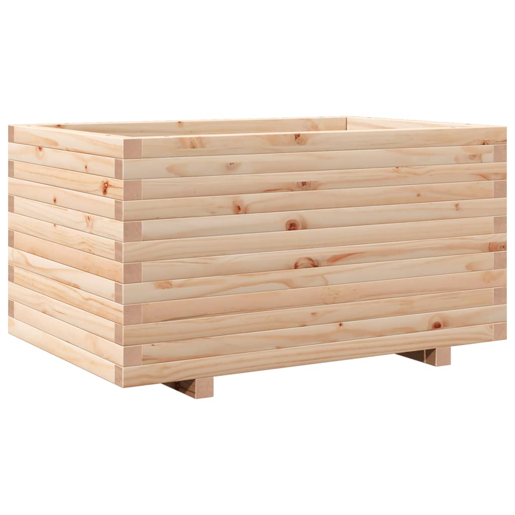 VidaXL Jardinière 90x60x49,5 cm bois de pin massif