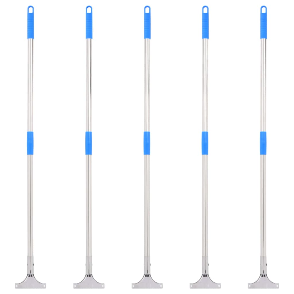 Vidaxx poignées d'essuie-glace 5 pcs 119,5 cm acier et plastique