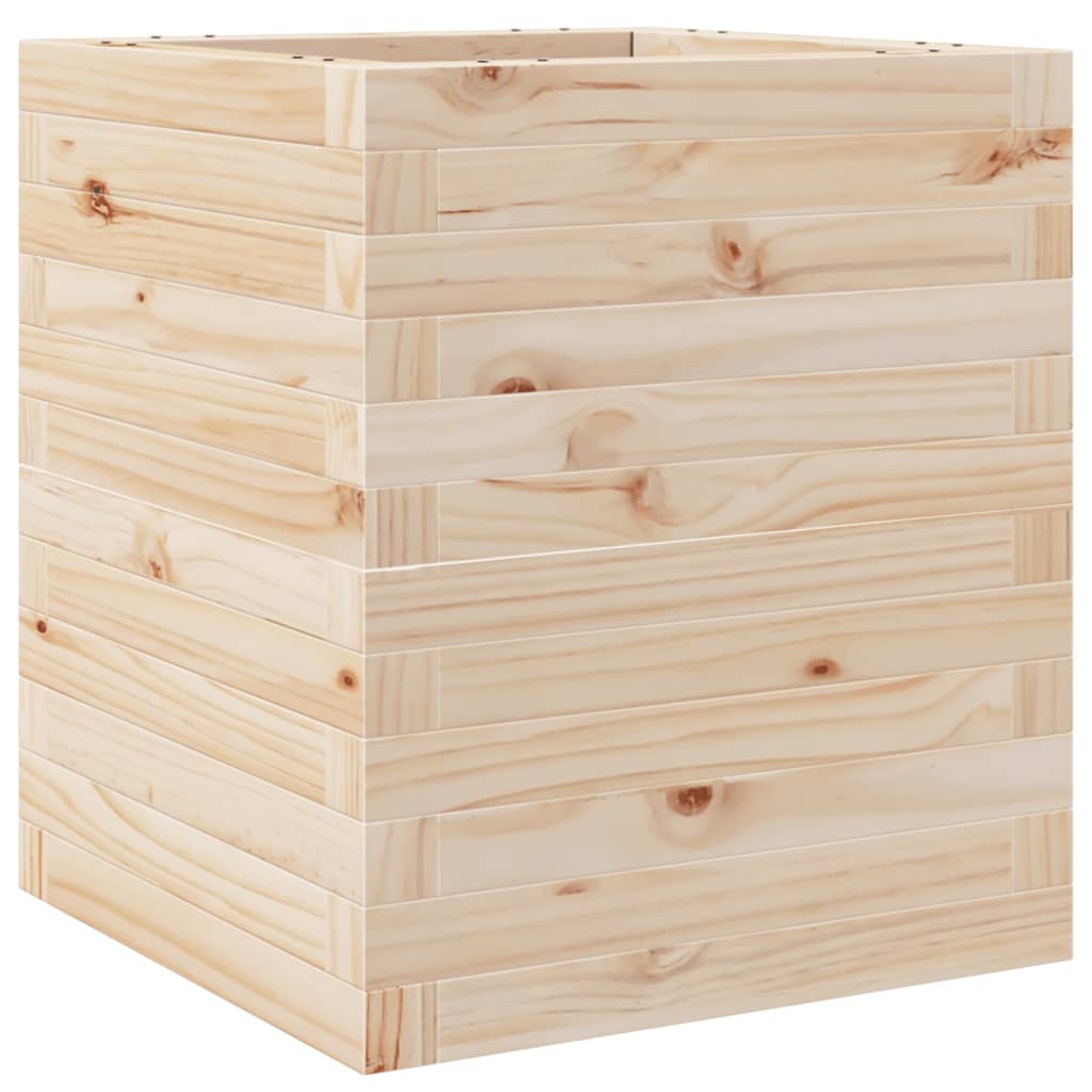 VidaXL Jardinière 40x40x46 cm bois de pin massif
