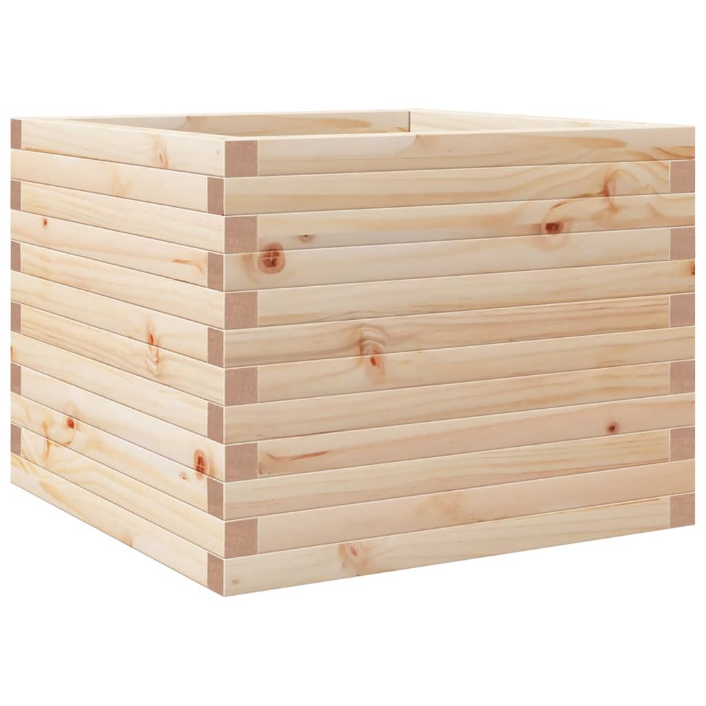 VidaXL Jardinière 60x60x46 cm bois de pin massif