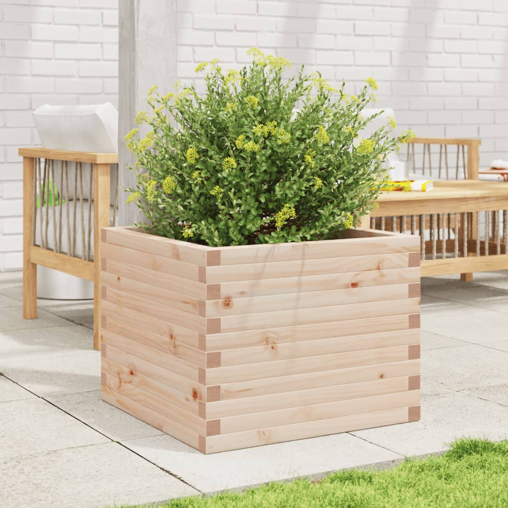 VidaXL Jardinière 60x60x46 cm bois de pin massif