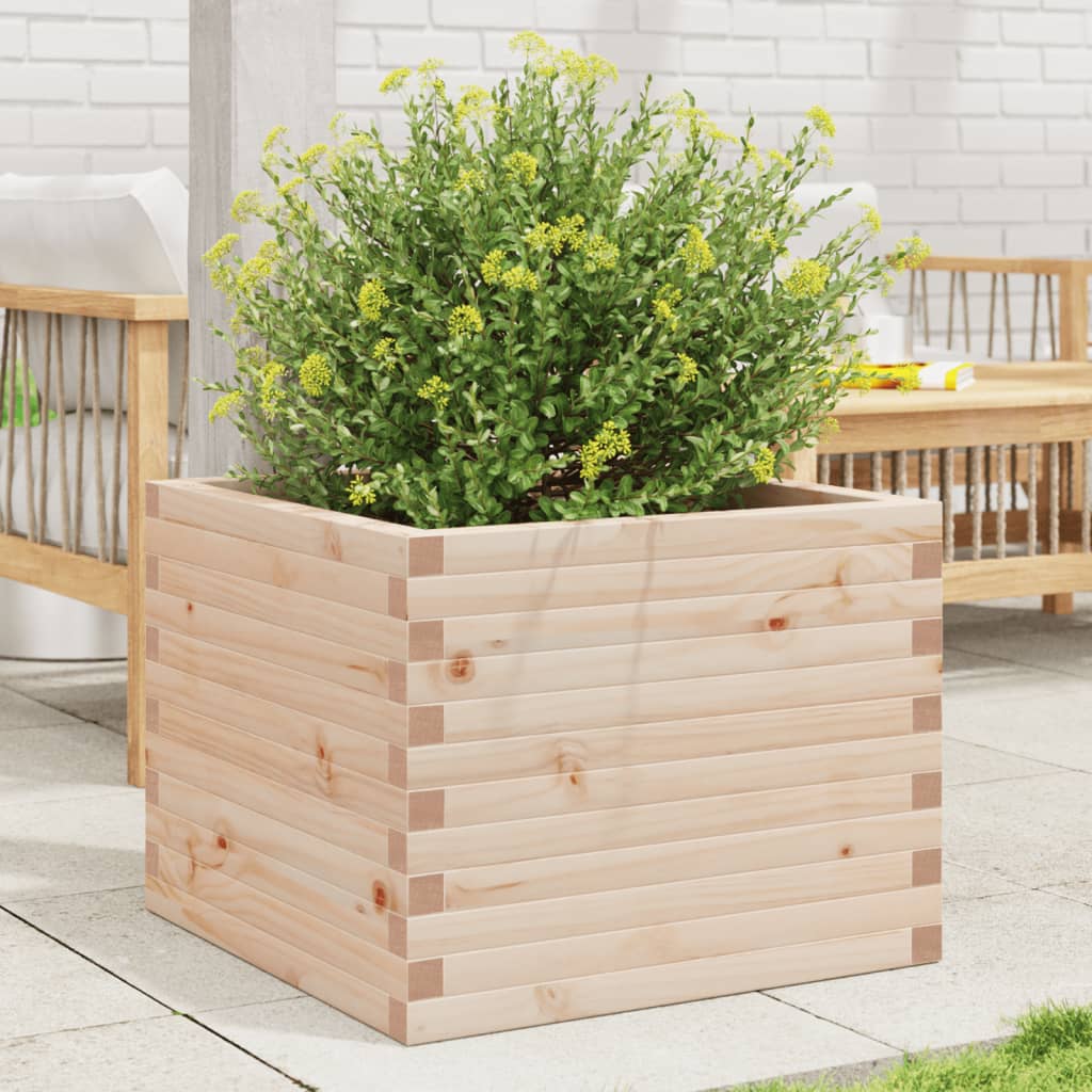 VidaXL Jardinière 60x60x46 cm bois de pin massif