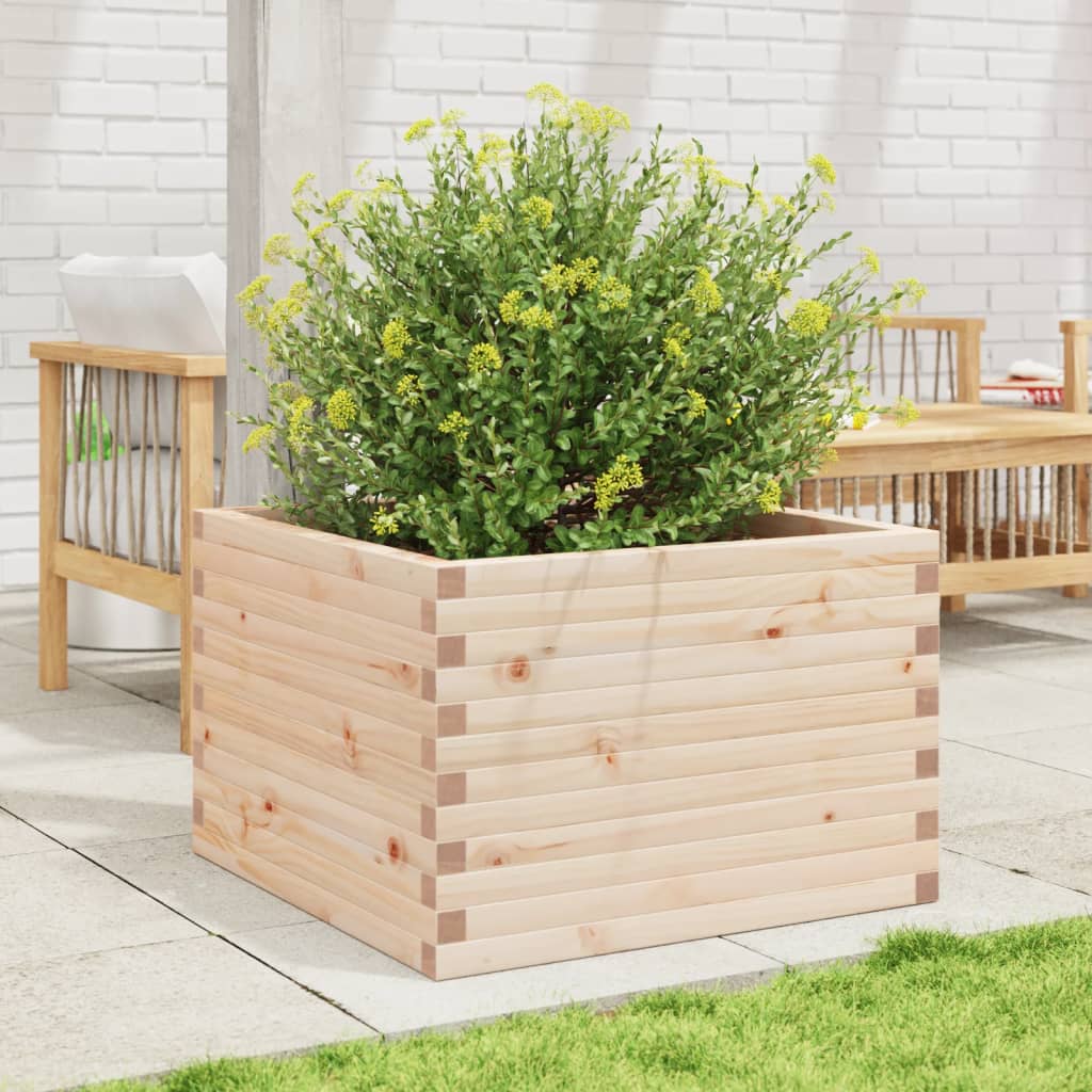 VidaXL Jardinière 70x70x46 cm bois de pin massif