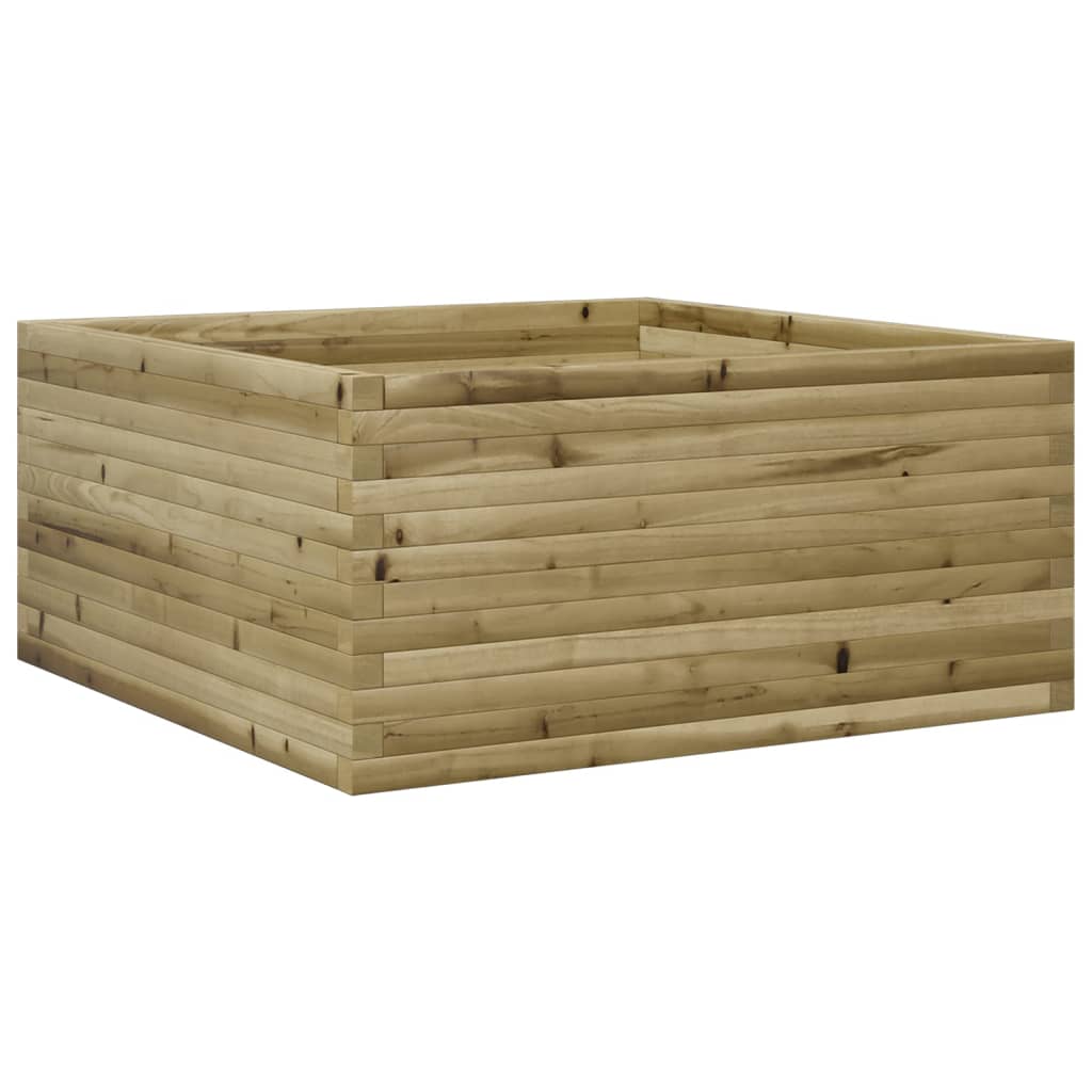VidaXL Jardinière 100x100x46 cm bois de pin imprégné