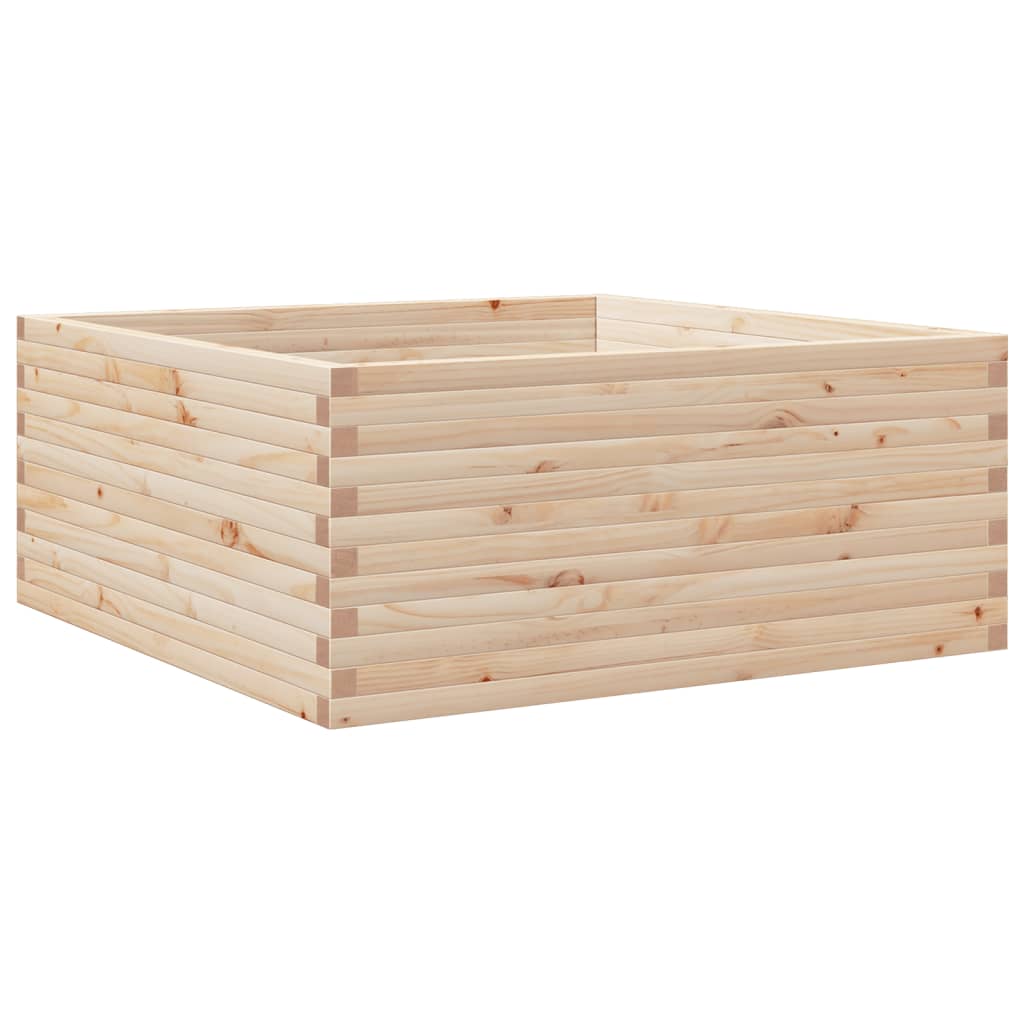 VidaXL Jardinière 110x110x46 cm bois de pin massif