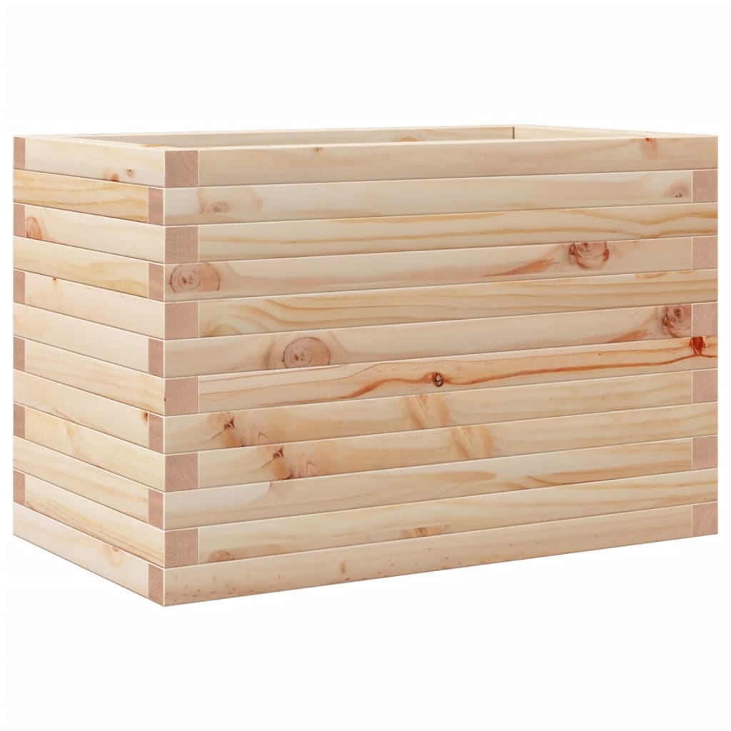 VidaXL Jardinière 70x40x46 cm bois de pin massif
