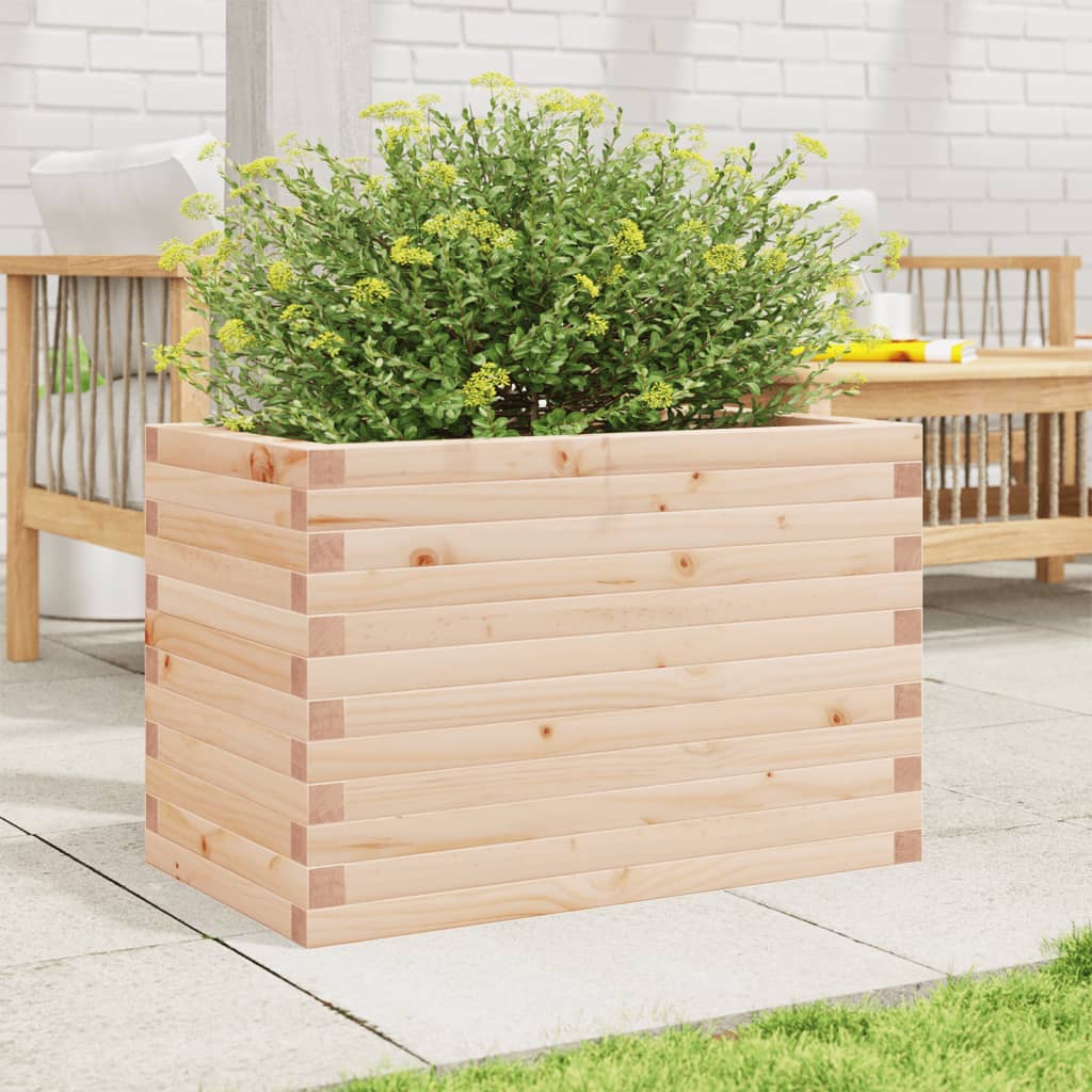 VidaXL Jardinière 70x40x46 cm bois de pin massif