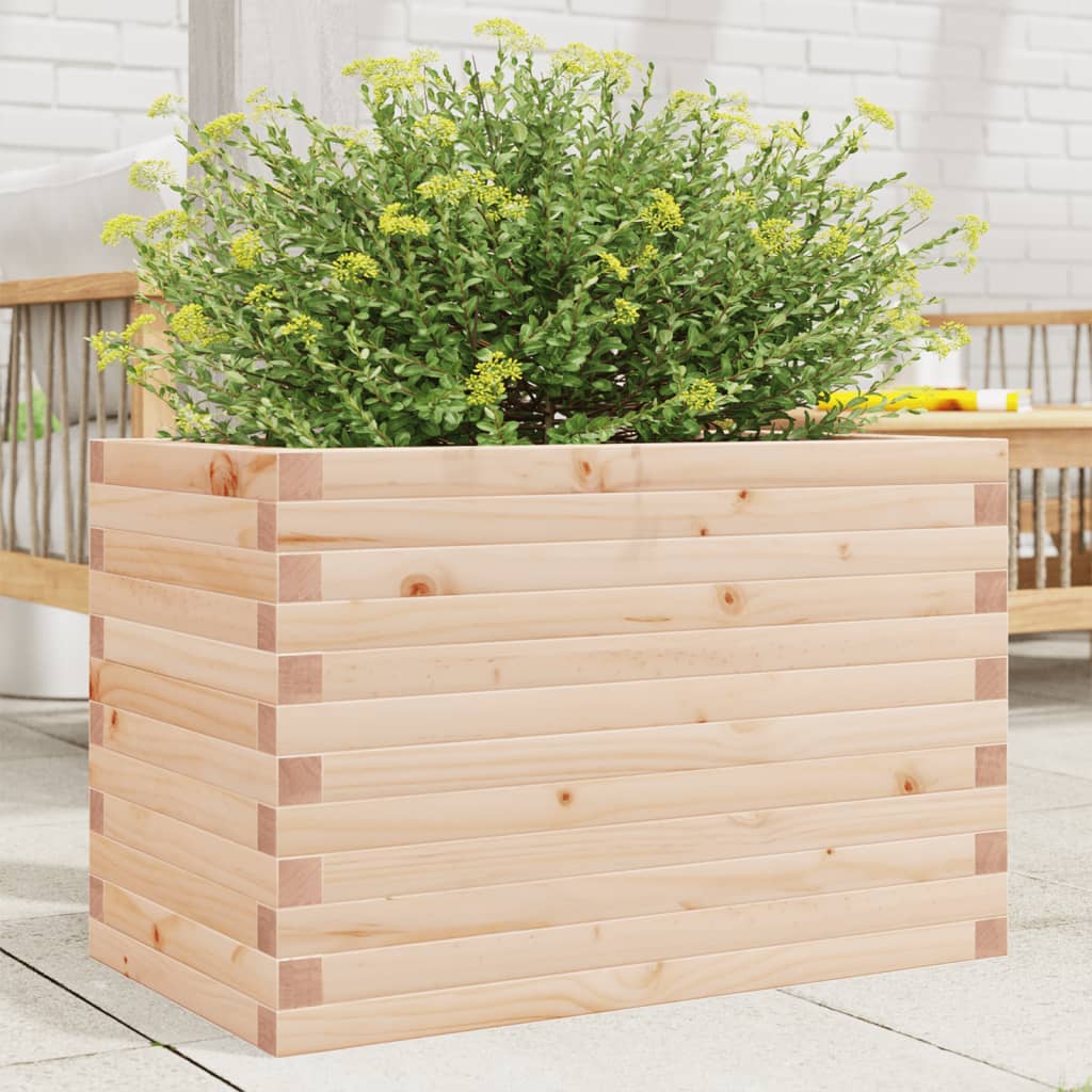 VidaXL Jardinière 70x40x46 cm bois de pin massif