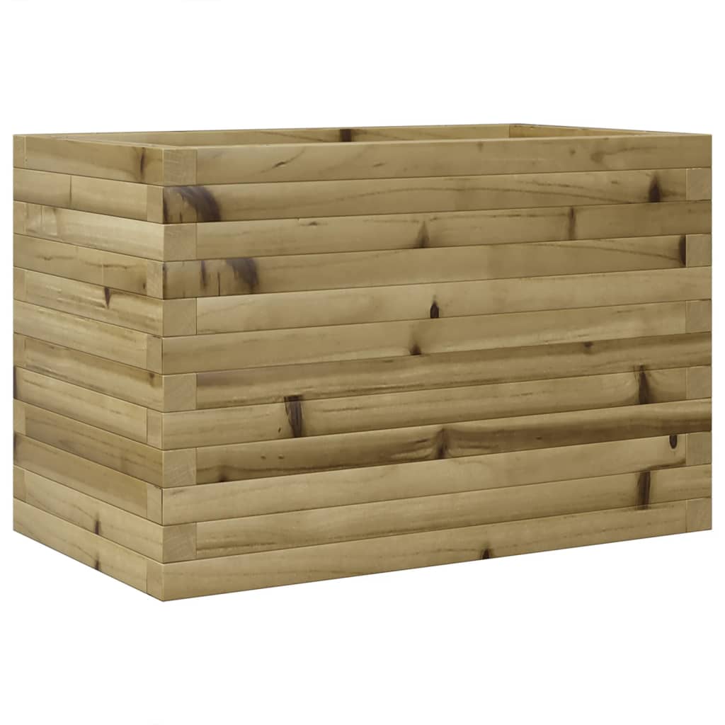 VidaXL Jardinière 70x40x46 cm bois de pin imprégné