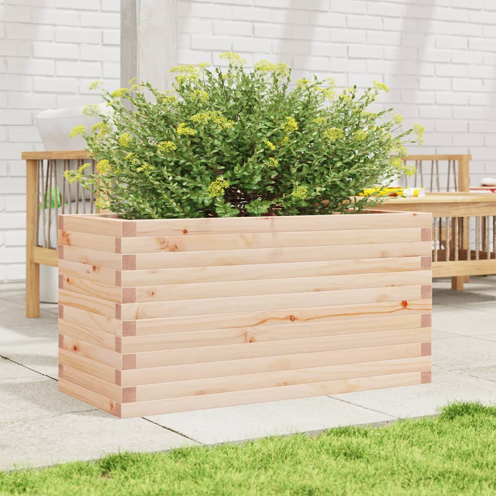 VidaXL Jardinière 90x40x46 cm bois de pin massif