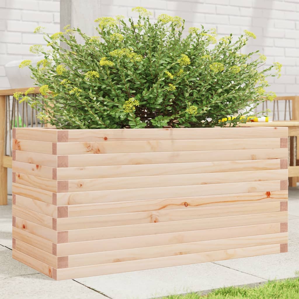 VidaXL Jardinière 90x40x46 cm bois de pin massif