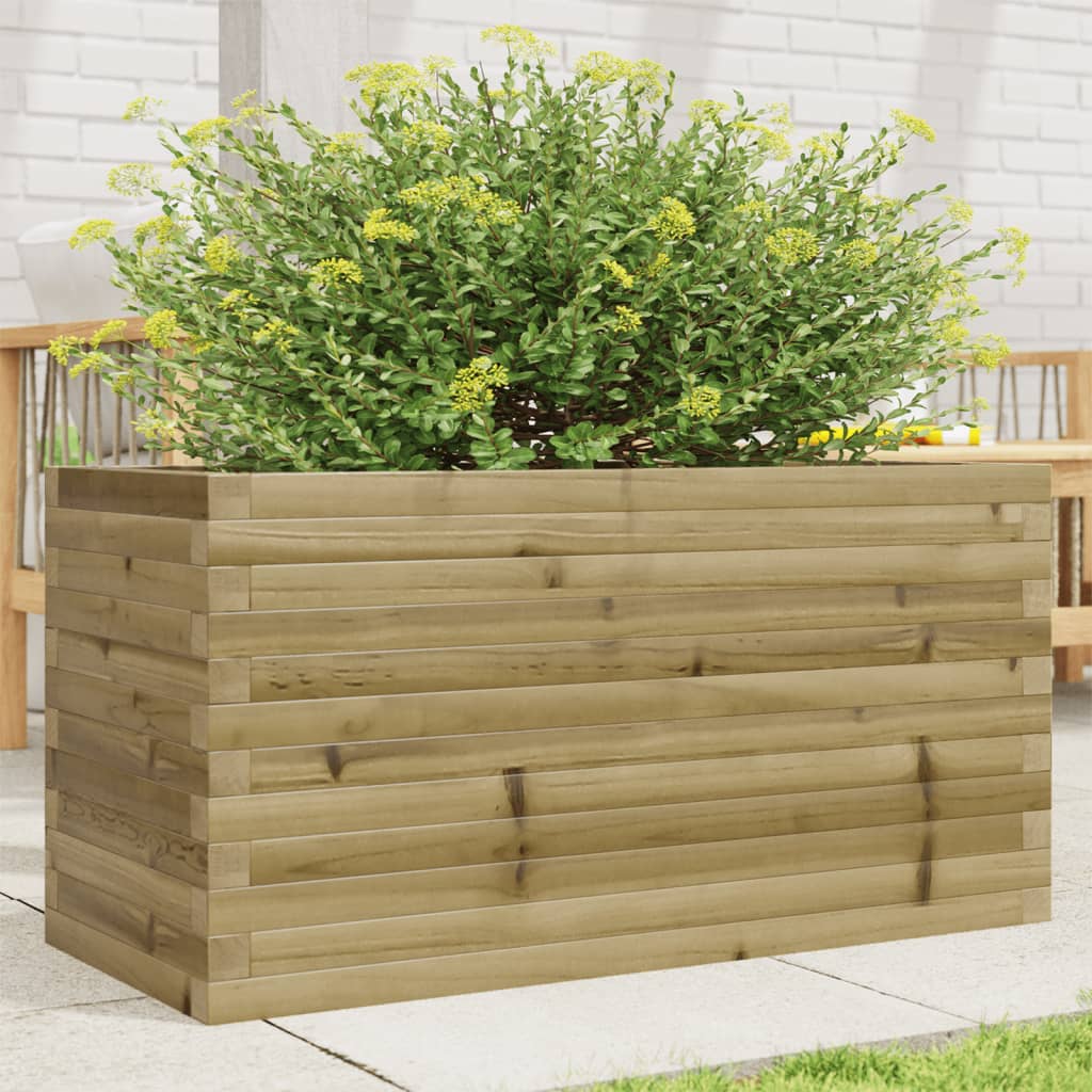 Jardinière Vidaxx 90x40x46 cm bois de pin imprégné