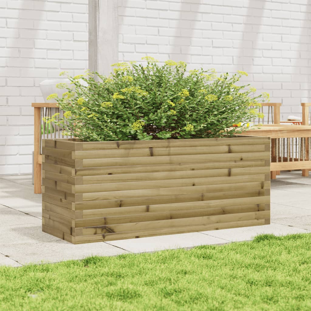 VidaXL Jardinière 110x40x46 cm bois de pin imprégné