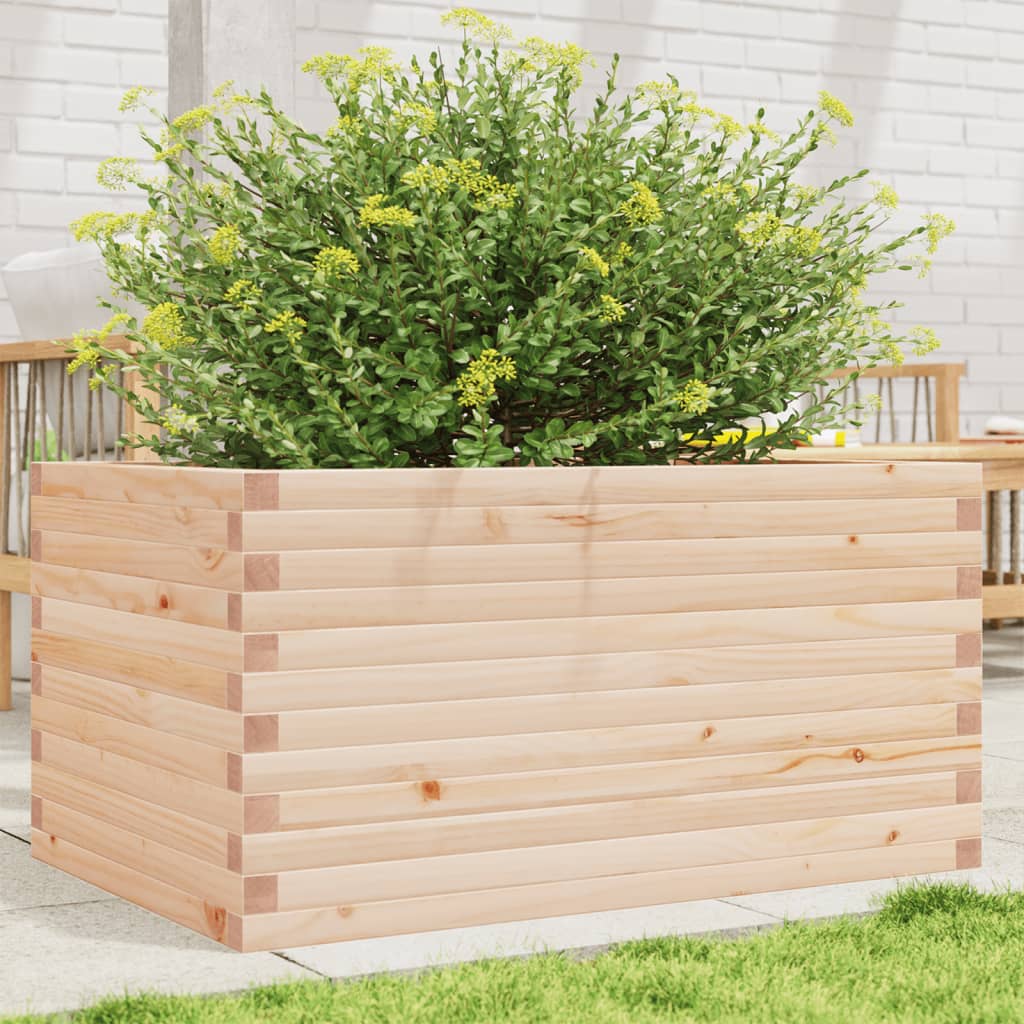 VidaXL Jardinière 90x60x46 cm bois de pin massif