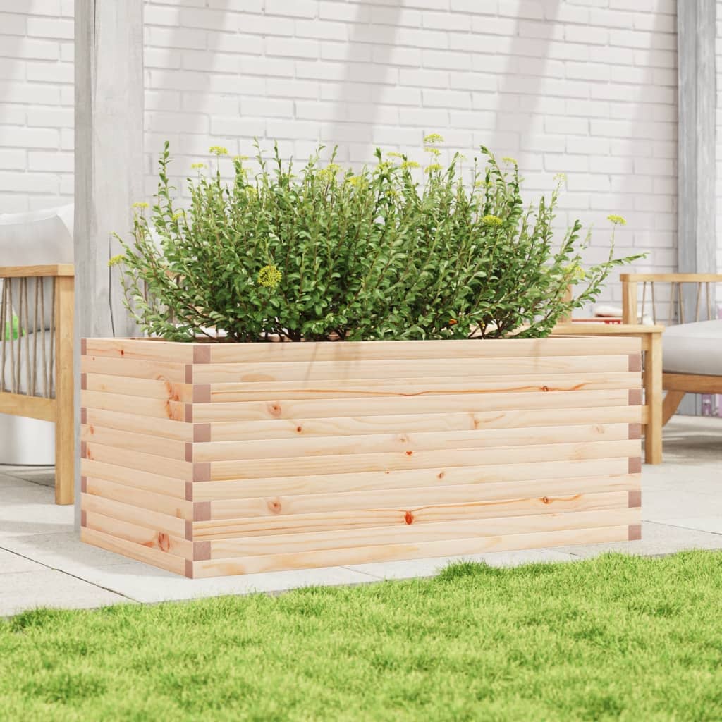 VidaXL Jardinière 110x60x46 cm bois de pin massif