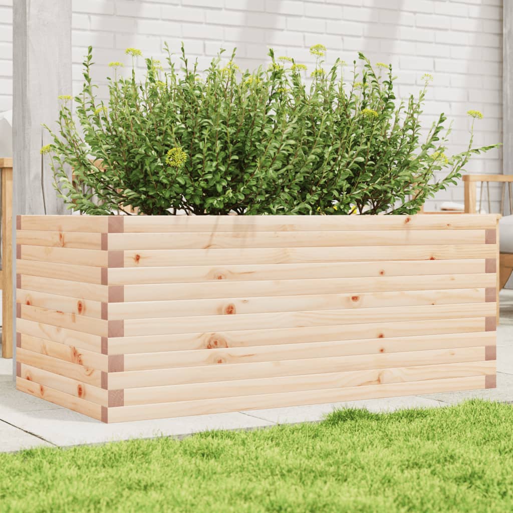 VidaXL Jardinière 110x60x46 cm bois de pin massif