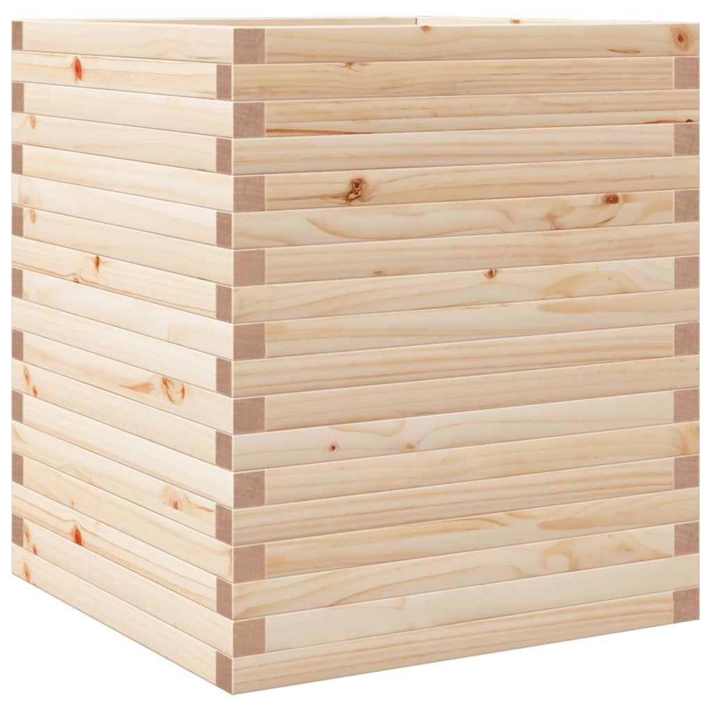 VidaXL Jardinière 60x60x68,5 cm bois de pin massif