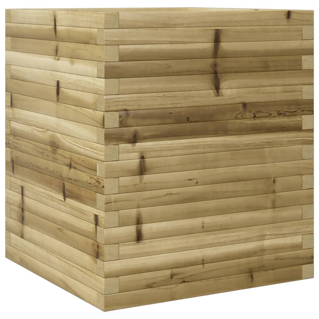 VidaXL Jardinière 60x60x68,5 cm bois de pin imprégné
