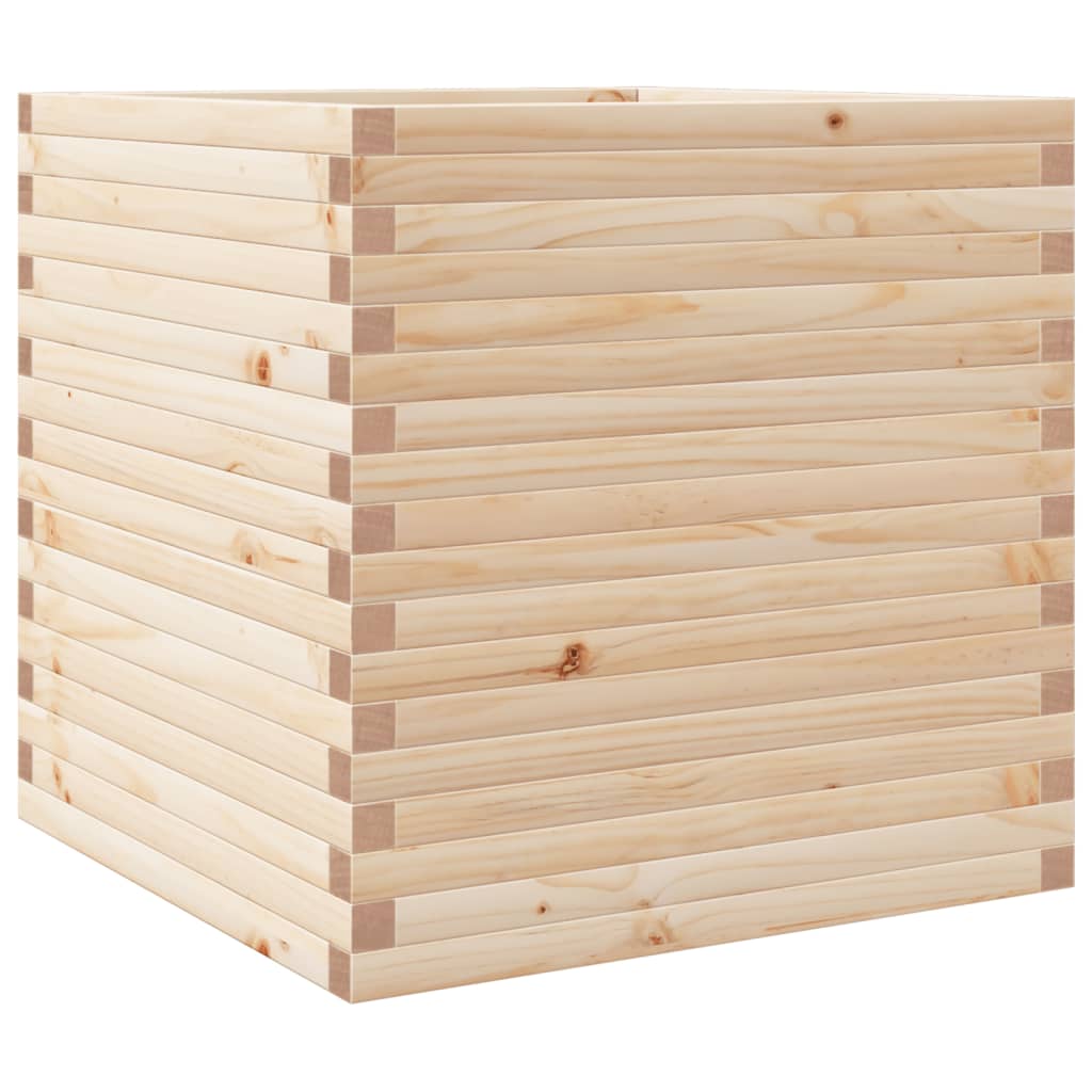 VidaXL Jardinière 70x70x68,5 cm bois de pin massif