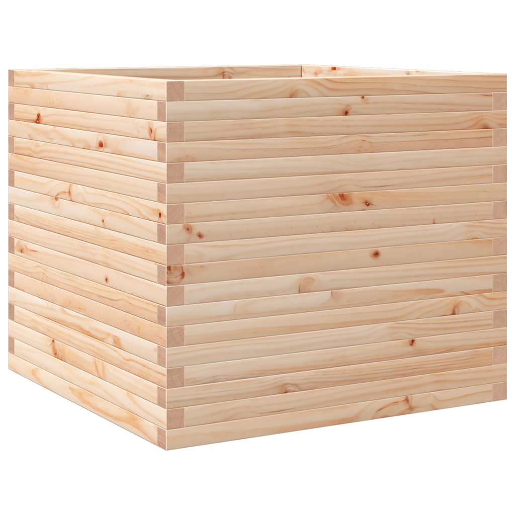 VidaXL Jardinière 80x80x68,5 cm bois de pin massif