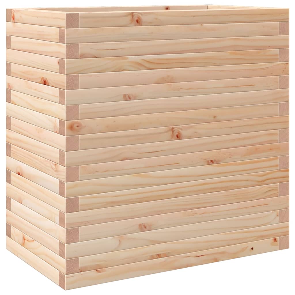 VidaXL Jardinière 70x40x68,5 cm bois de pin massif