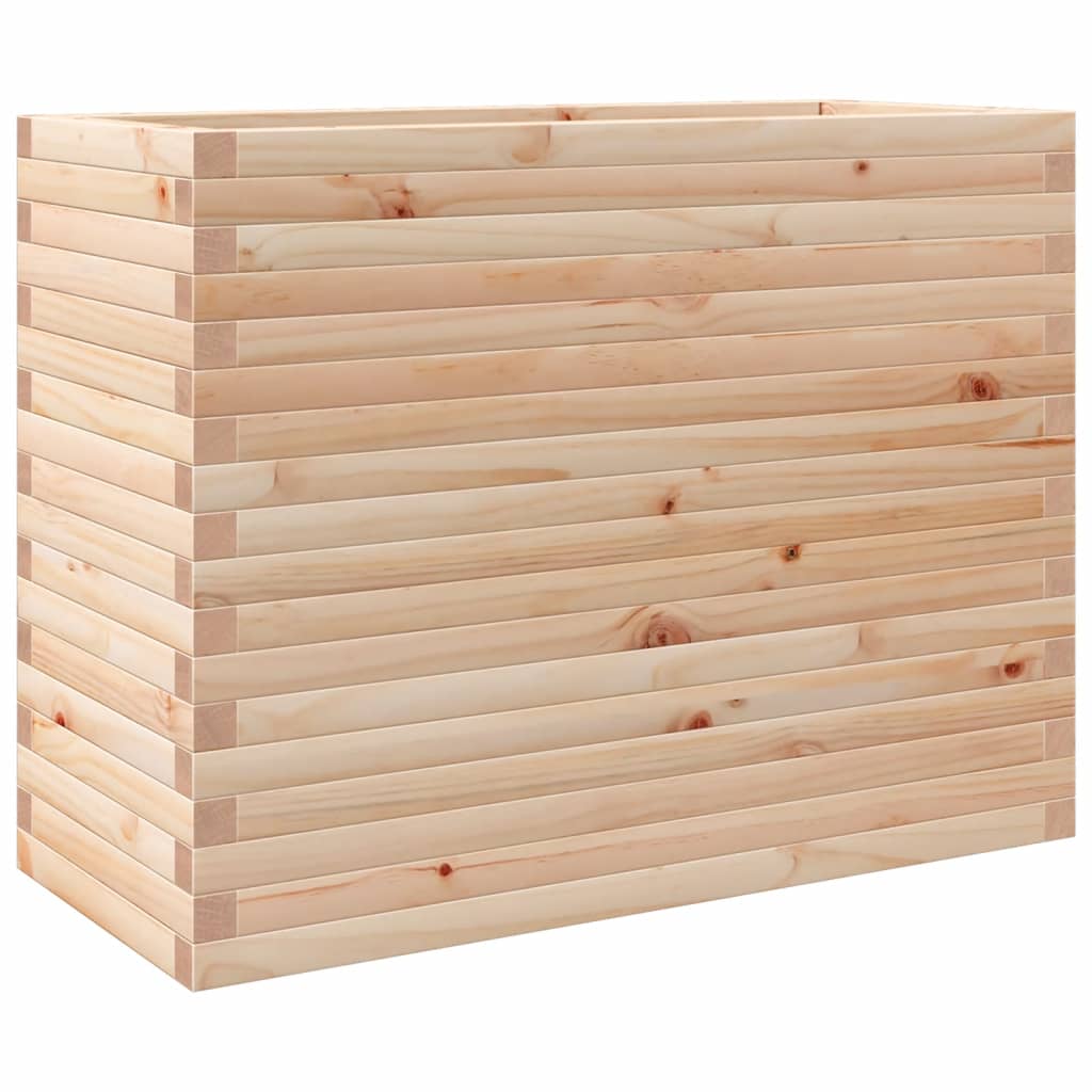 VidaXL Jardinière 90x40x68,5 cm bois de pin massif