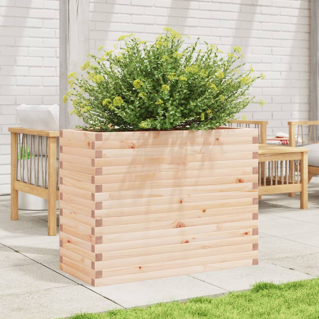 VidaXL Jardinière 90x40x68,5 cm bois de pin massif