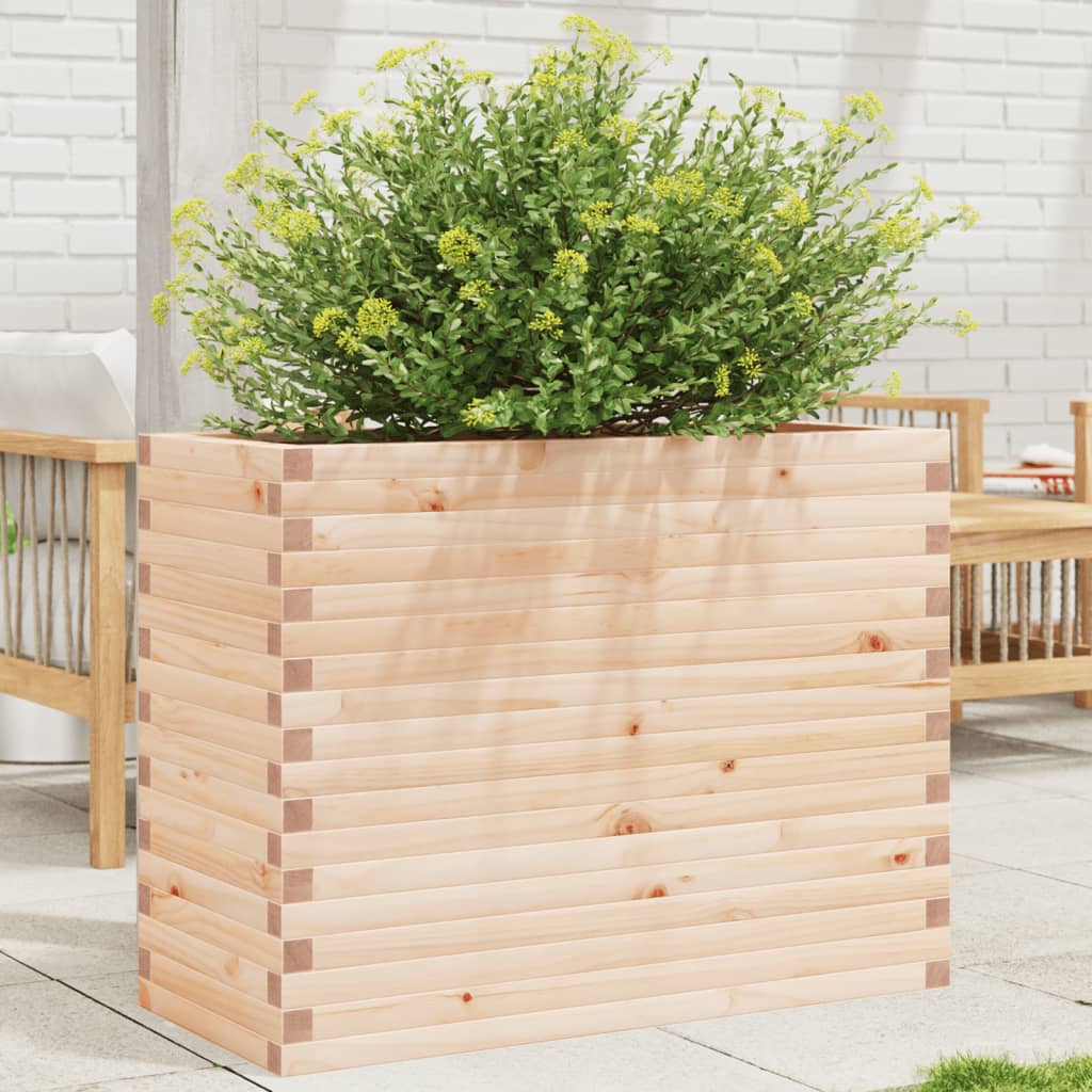 VidaXL Jardinière 90x40x68,5 cm bois de pin massif