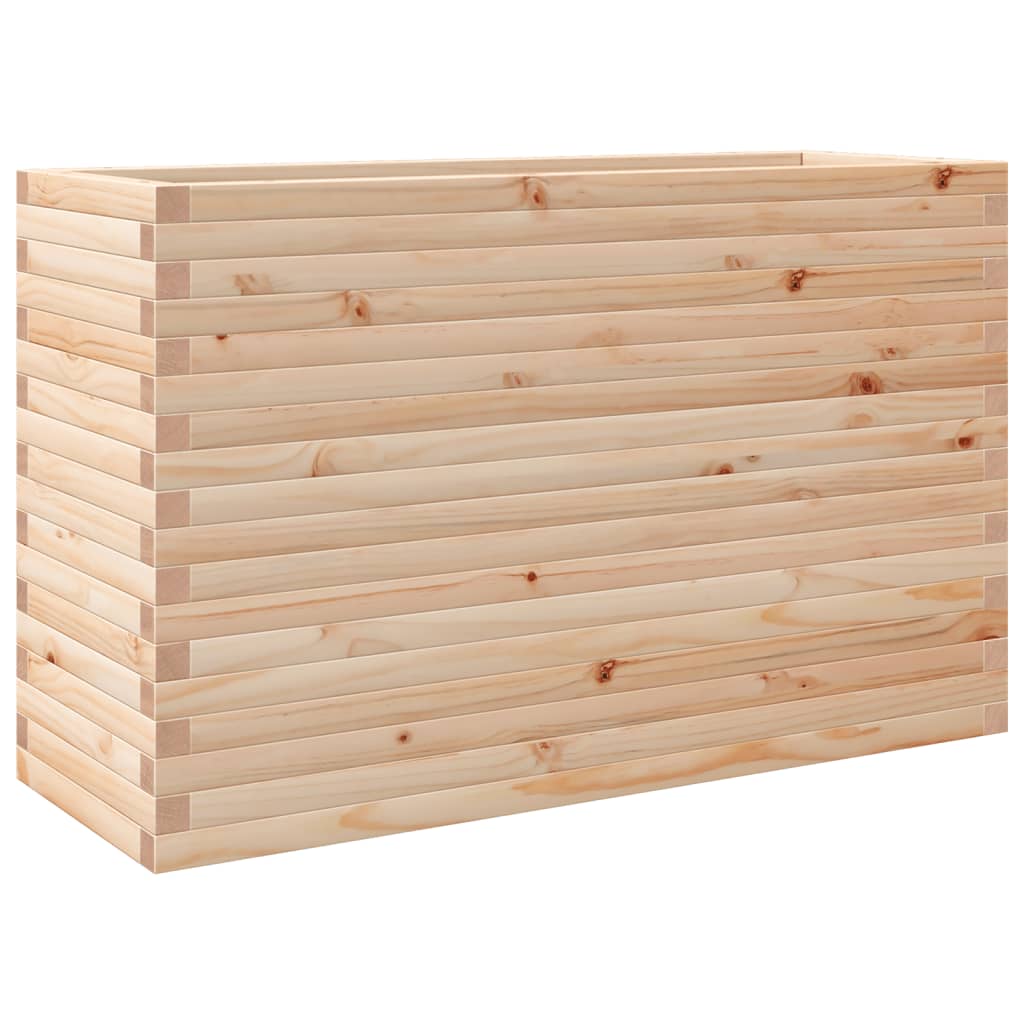 VidaXL Jardinière 110x40x68,5 cm bois de pin massif
