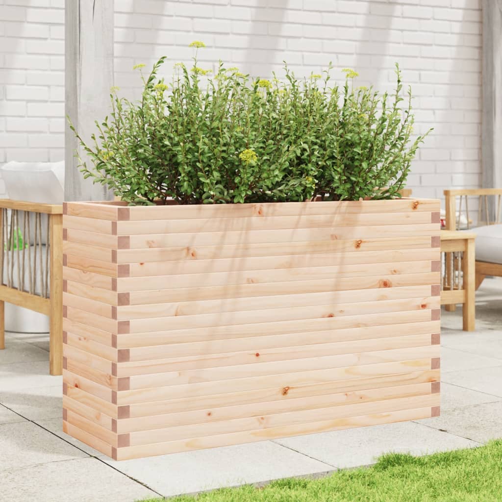 VidaXL Jardinière 110x40x68,5 cm bois de pin massif