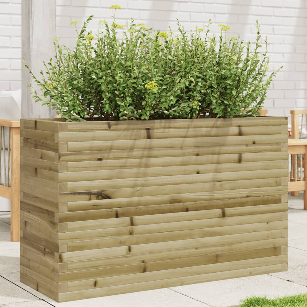 VidaXL Jardinière 110x40x68,5 cm bois de pin imprégné
