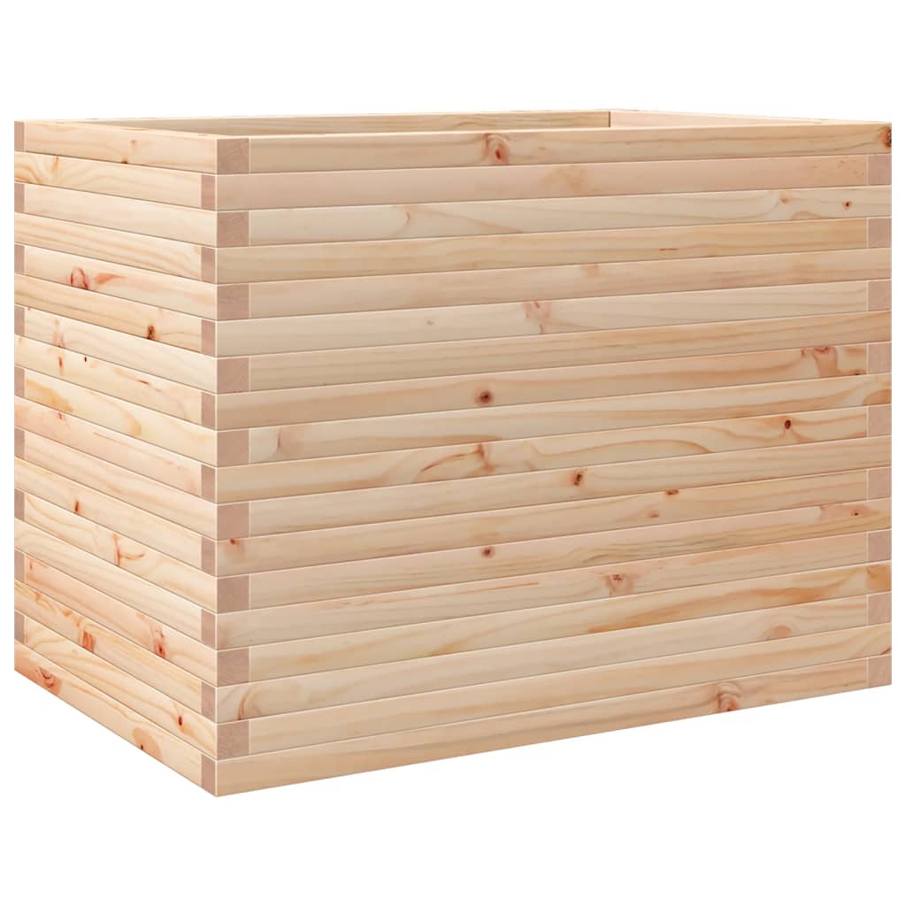 VidaXL Jardinière 90x60x68,5 cm bois de pin massif