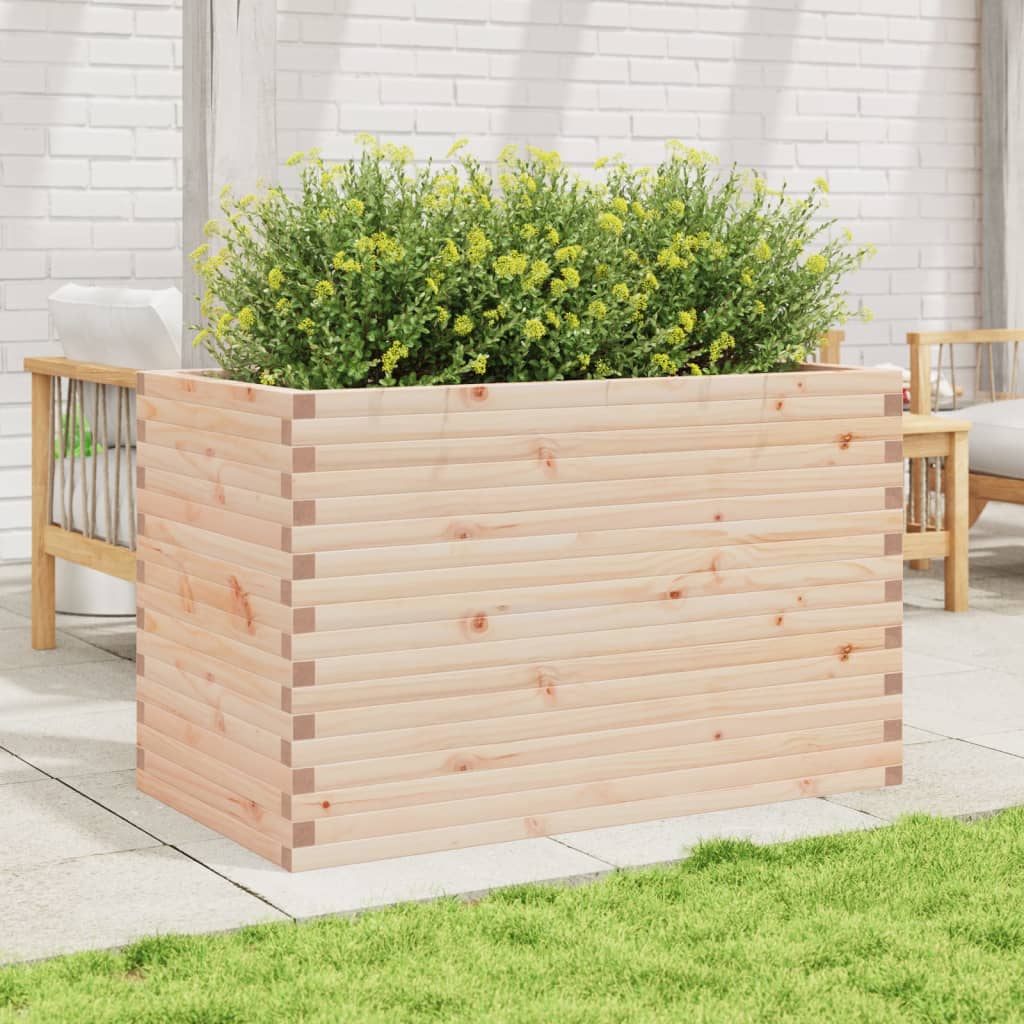 VidaXL Jardinière 110x60x68,5 cm bois de pin massif